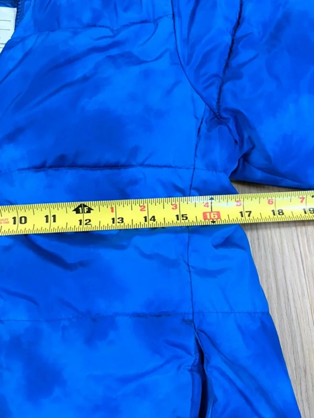 Boys Gap Kids Blue Hooded Puffer Jacket Size L